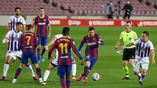 开云-巴萨险胜弱旅，距马竞只差1分！